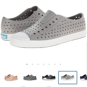 Grey native shoes Jefferson water shoes